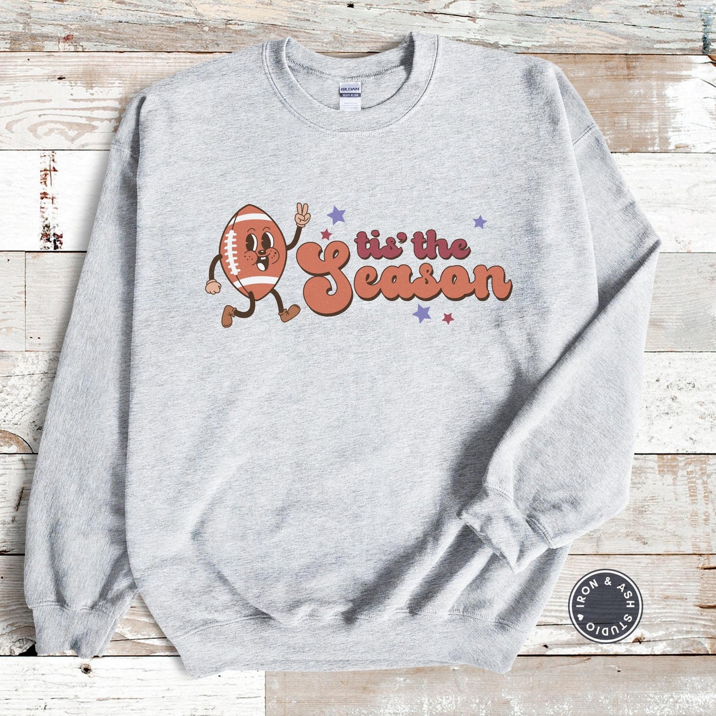 Retro Football Season Sweatshirt Tis The Season Football Sweatshirt Football Mom Sweatshirt Game Day Football Tailgate Clothes Sunday Night