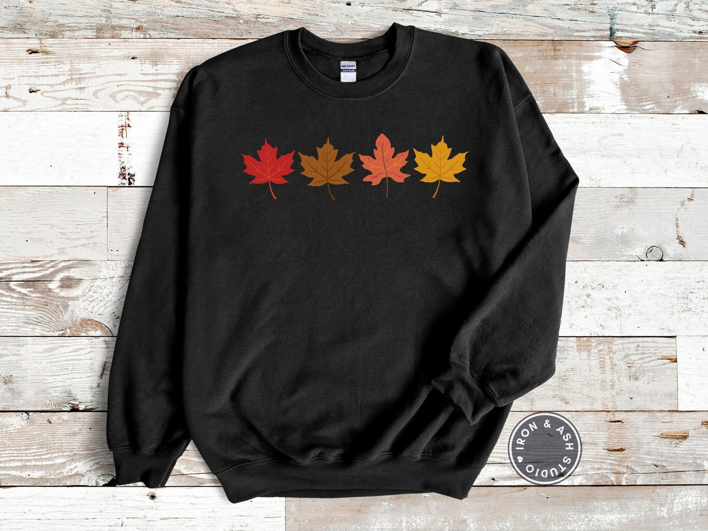 Fall Leaves Sweatshirt, Women's Fall Sweatshirt, Thanksgiving Outfit, Fall Themed Sweater, Fall Lover, Winter Sweatshirt, Fall Vibes Sweater