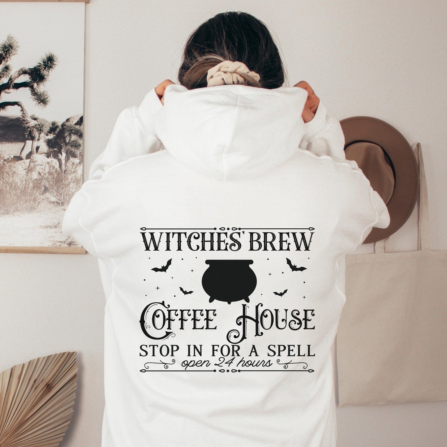 Witches Brew Sweatshirt Hoodie, Halloween Shirt for Coffee Lovers, Witch Hoodie Women, Spooky Season Sweatshirt Hoodie, Witchy Woman Sweater