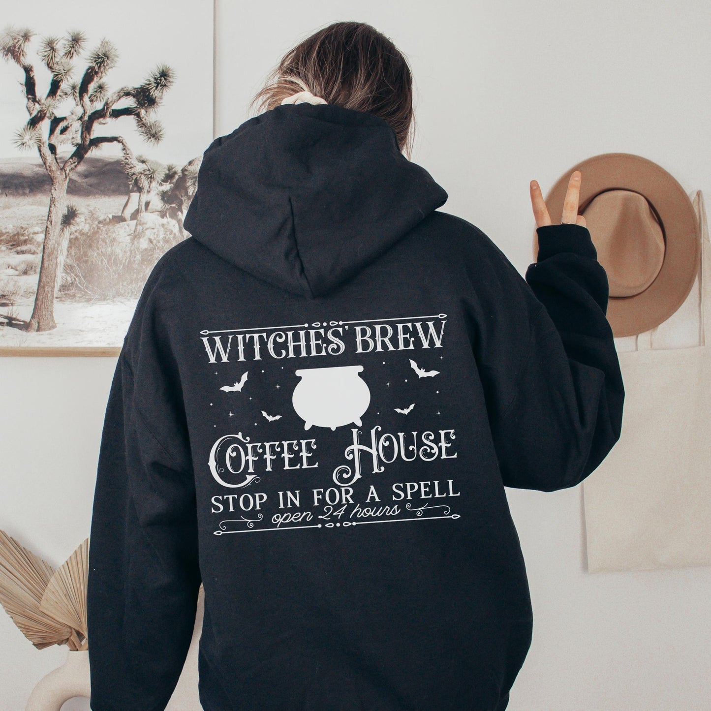 Witches Brew Sweatshirt Hoodie, Halloween Shirt for Coffee Lovers, Witch Hoodie Women, Spooky Season Sweatshirt Hoodie, Witchy Woman Sweater