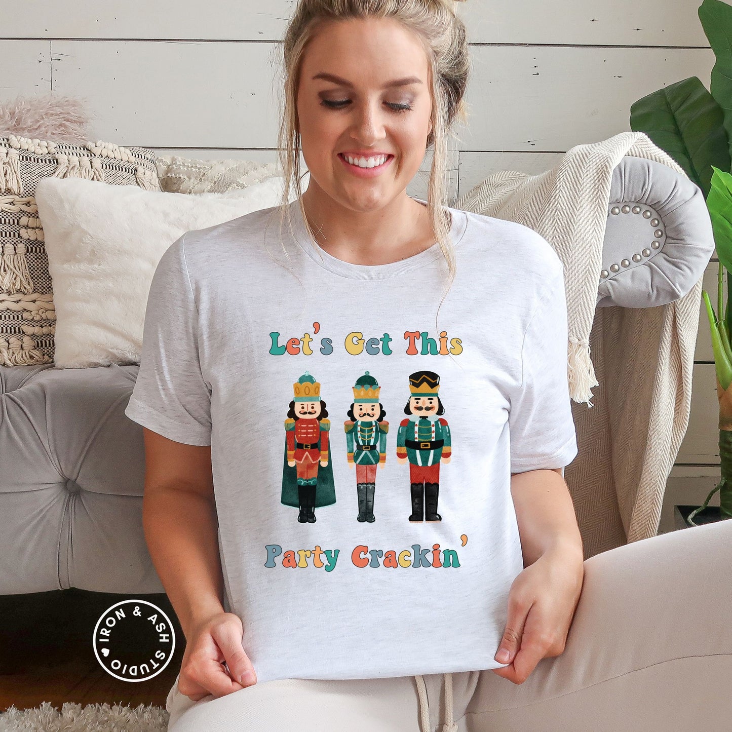 Funny Christmas TShirt, Nutcracker Shirt, Ugly Christmas Tee, Retro Christmas Tee, Nutcracker TShirt, Womens Cute Christmas Xmas Crewneck