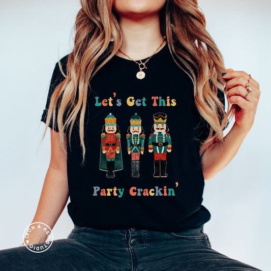 Funny Christmas TShirt, Nutcracker Shirt, Ugly Christmas Tee, Retro Christmas Tee, Nutcracker TShirt, Womens Cute Christmas Xmas Crewneck