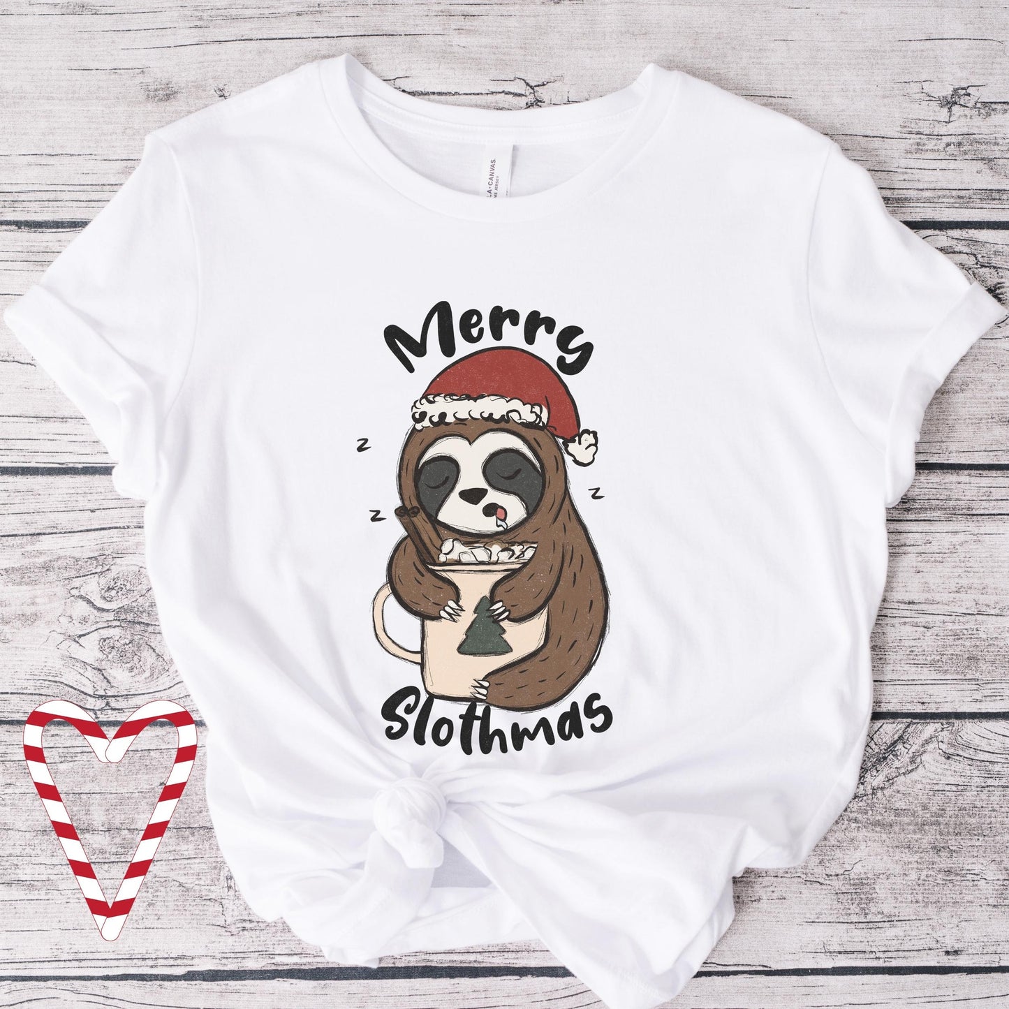Funny Christmas Shirt, Sloth Shirt, Merry and Bright, Fun Christmas Shirts, Holiday Party Tshirt,Funny Holiday Tee,Family Matching Christmas