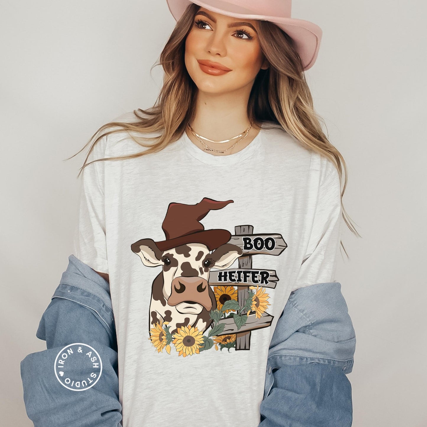 Boo Heifer Shirt, Cow Halloween Shirt, Funny Cow T-Shirt , Halloween Party, Boo I Mean Moo Shirt, Funny Halloween Shirt, Cow Lover Gift Women