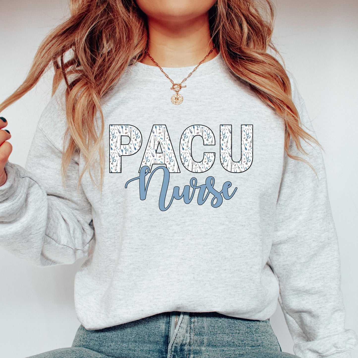 PACU Nurse Sweatshirt, Nurse Crewneck, Post Anesthesia Nurse, RN Sweatshirt, Recovery RN Unisex Crewneck Sweater, pacu Nurse Gift Student