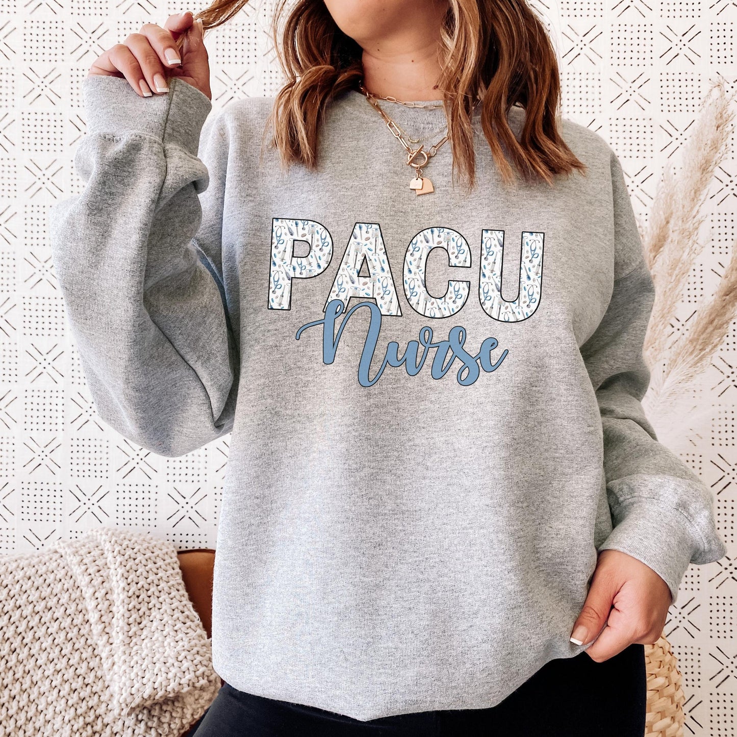 PACU Nurse Sweatshirt, Nurse Crewneck, Post Anesthesia Nurse, RN Sweatshirt, Recovery RN Unisex Crewneck Sweater, pacu Nurse Gift Student
