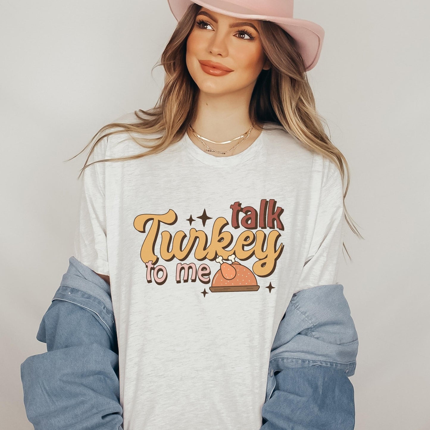 Funny Thanksgiving Shirt, Talk Turkey To Me, Thanksgiving Shirt Women, Friendsgiving Tshirt, Family Thanksgiving Tees, Retro Fall Vibes