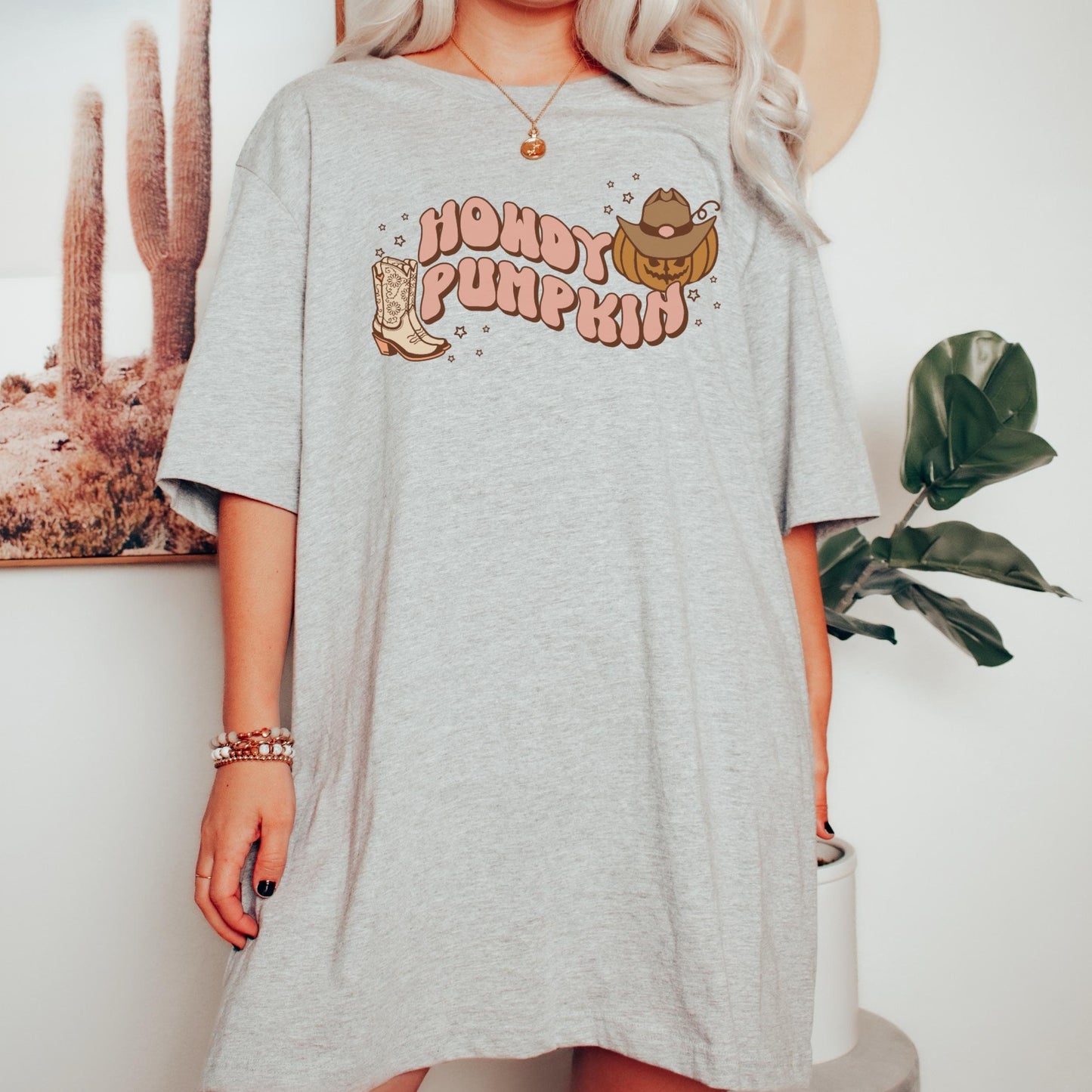 Retro Halloween Shirt, Howdy Pumpkin Western Shirt, Vintage Ghost Halloween Tee, Retro Fall TShirt, Fall Shirt, Funny Halloween Pumpkin Tee