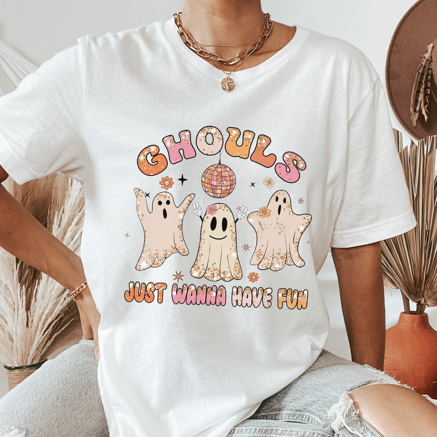 Retro Halloween Shirt, Ghouls Just Wanna Have Fun Shirt, Spooky Season Womens Tee, Ghost Shirt, Youth Halloween, Toddler Fall Shirt