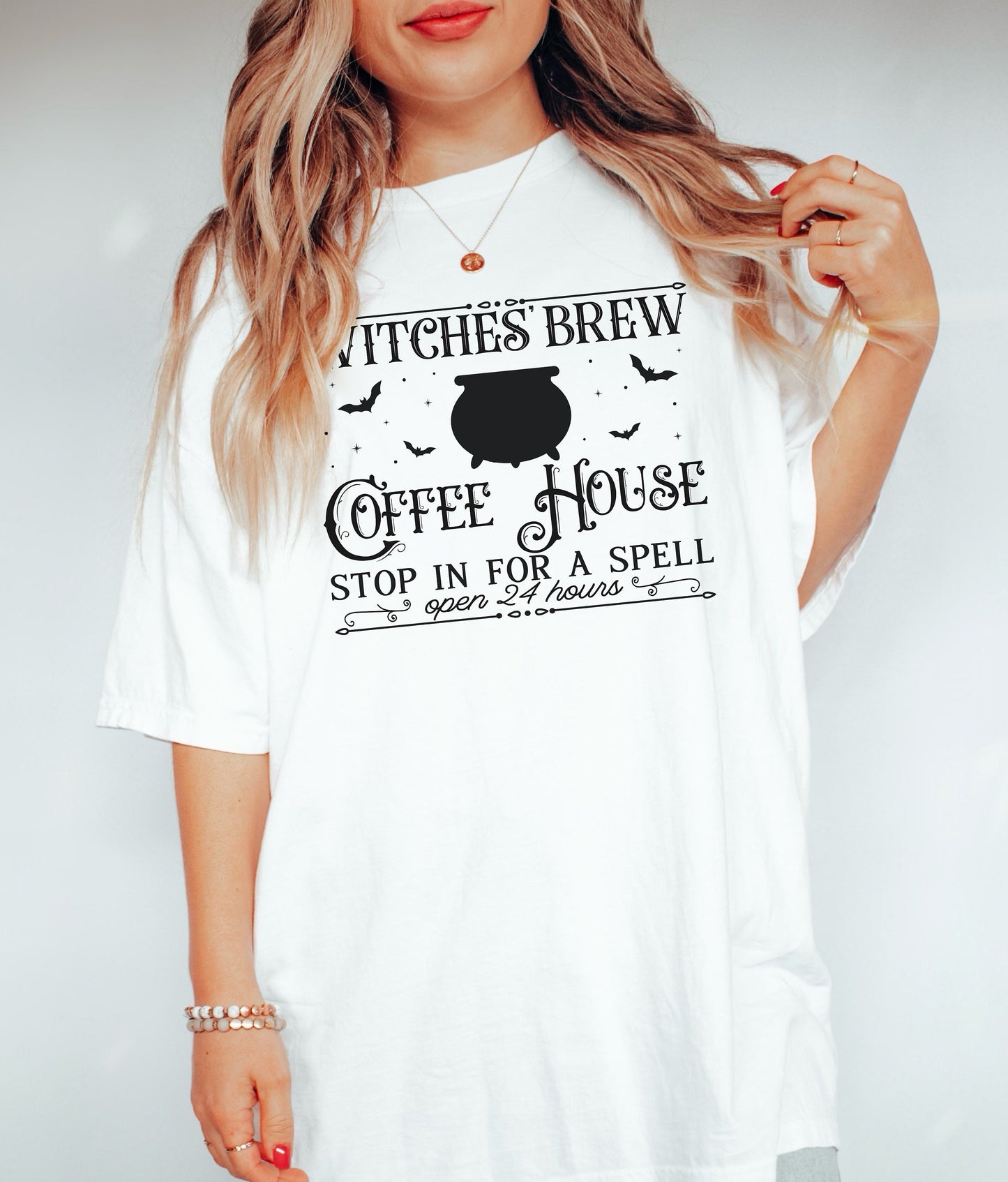 Witches Brew Shirt Comfort Colors Halloween TShirt for Coffee Lovers Witchy Vibes Halloween Coffee Spooky Season Witchy Woman Salem Witches