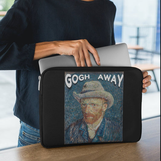 Funny Art Nerd Laptop Sleeve, Funny Vincent Van Gogh Laptop Sleeve, Vincent Van Gogh Laptop Case, Art Teacher Gift, Art Nerd Laptop Sleeve