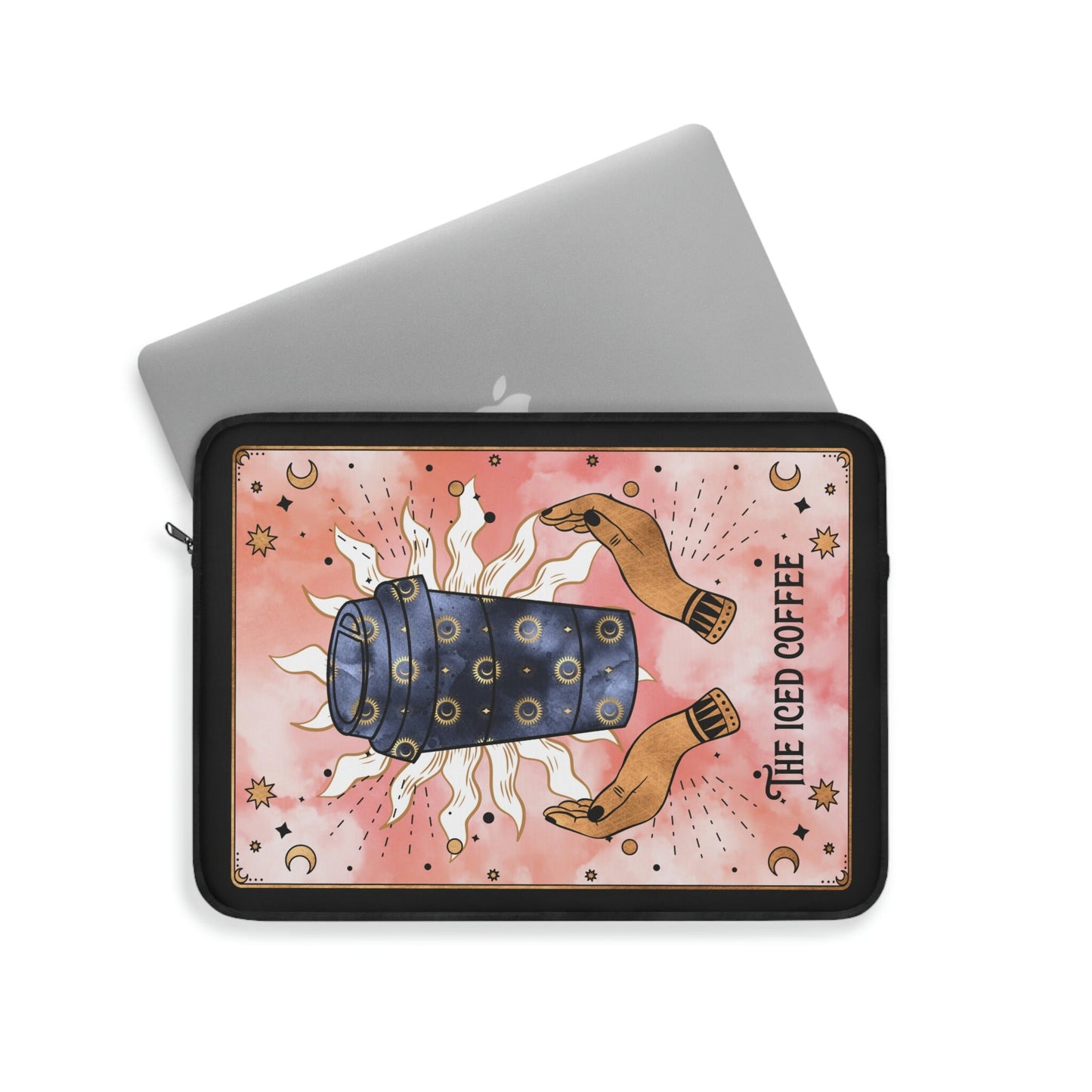 Tarot Card Laptop Sleeve Coffee Laptop Soft Case Witchy Gifts for Women Coffee Sleeve Macbook Sleeve PC Sleeves Laptop Sleeve 12 13 15 inch