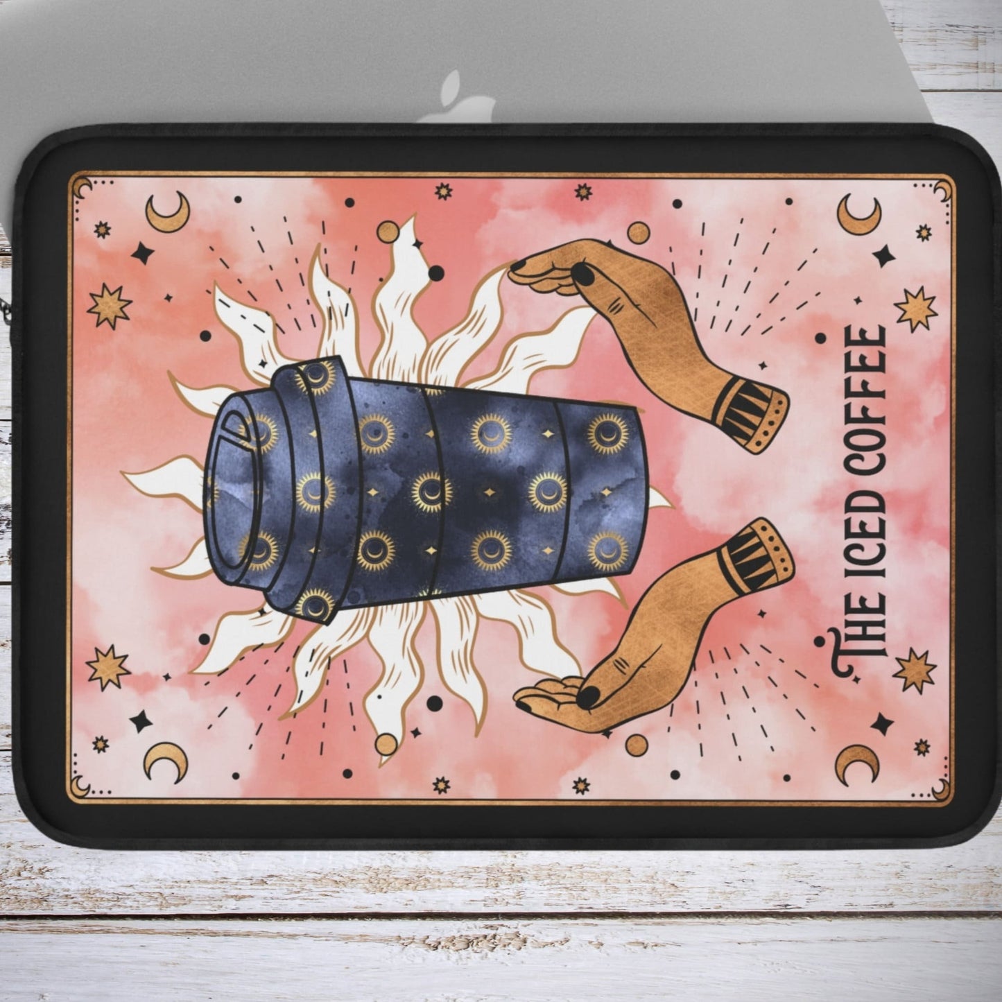 Tarot Card Laptop Sleeve Coffee Laptop Soft Case Witchy Gifts for Women Coffee Sleeve Macbook Sleeve PC Sleeves Laptop Sleeve 12 13 15 inch