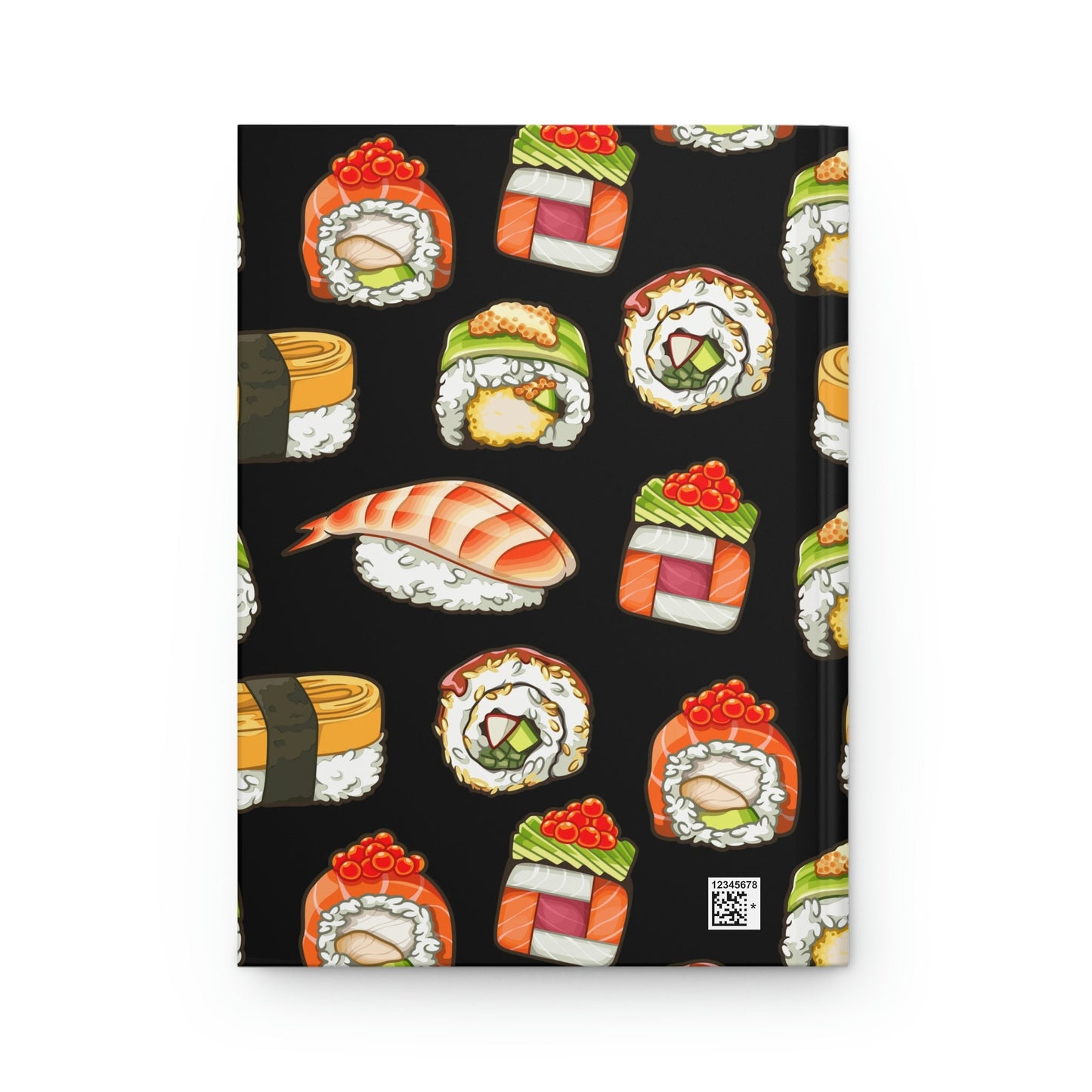 Sushi Gifts Hardcover Journal Matte Mindfullness Wellness Journal Lined Diary Notebook Sushi Lover Gift Wasabi Notepad Hardcover Journal