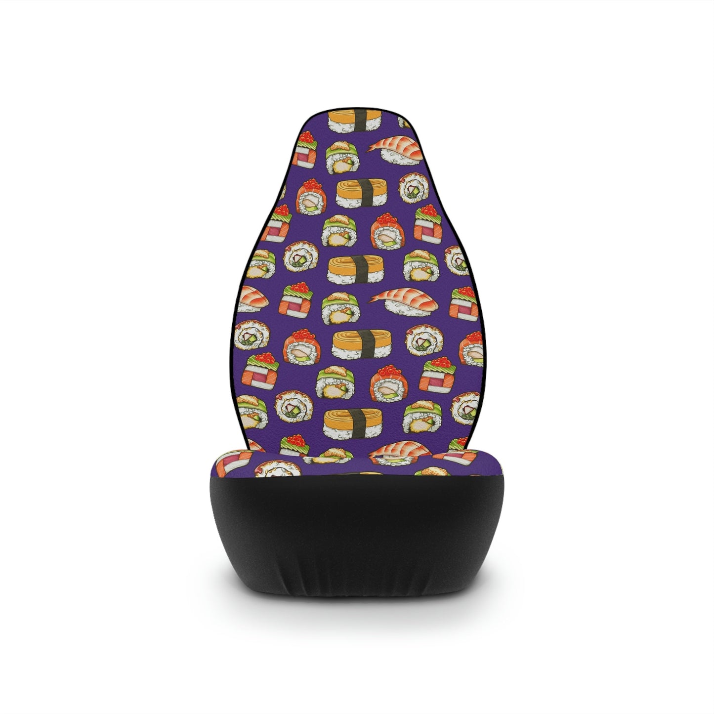 Sushi Car Seat Covers Gift for Sushi Lover Vehicle Seat Protector Accessories Funny Sushi Art Front Car Seat Covers for Chefs Cook