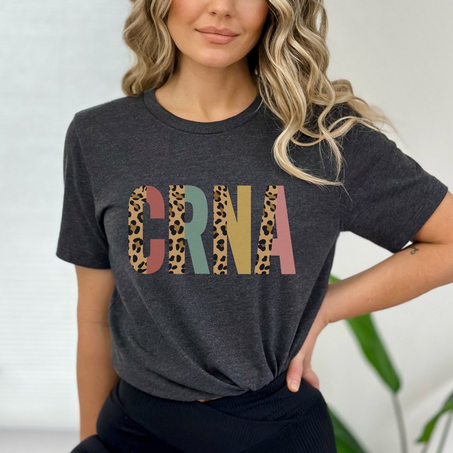 CRNA shirt, CRNA week, CRNA appreciation, crna gift, crna graduation gift, crna student, crna t-shirt, leopard crna shirt, leopard print