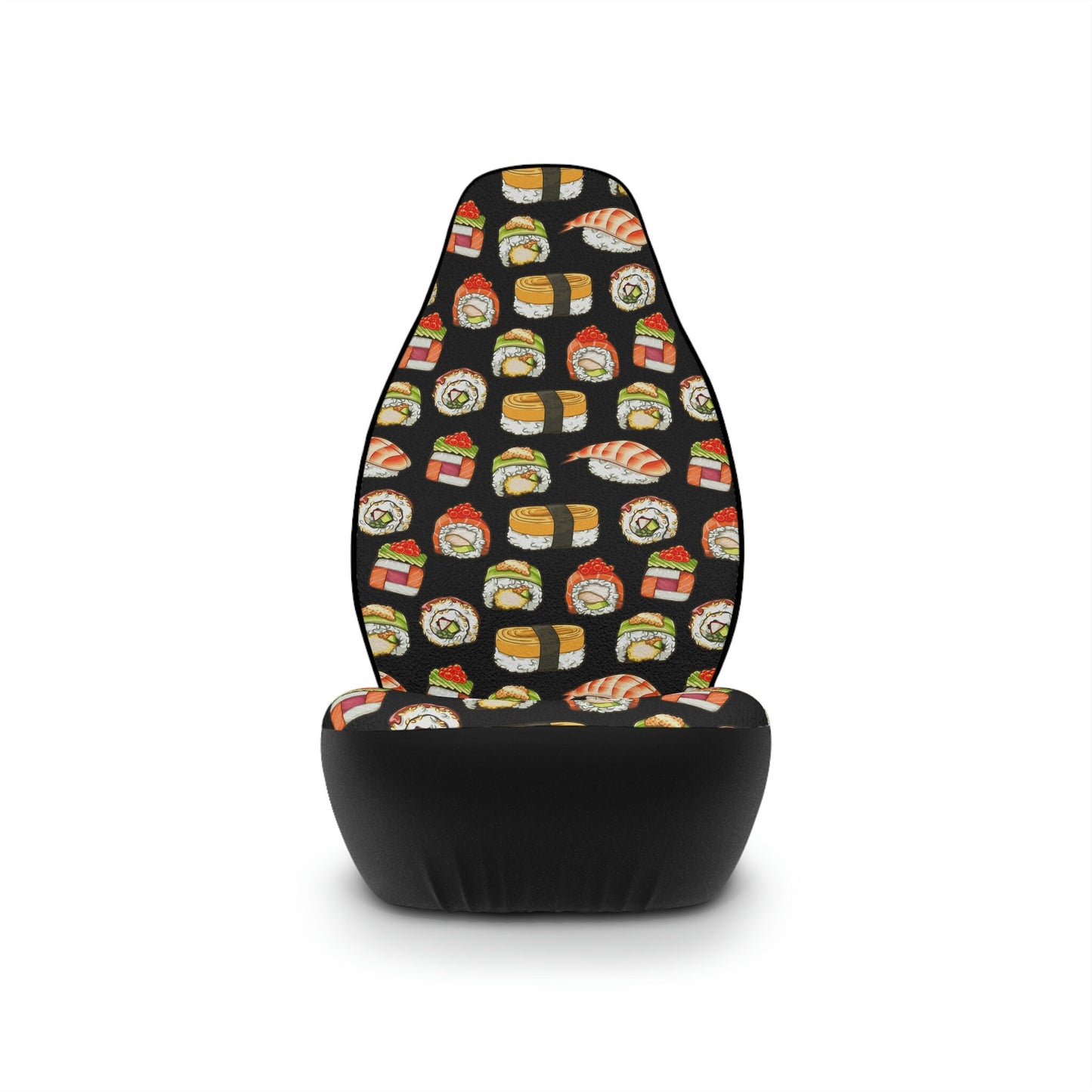 Sushi Car Seat Covers Gift for Sushi Lover Vehicle Seat Protector Accessories Funny Sushi Art Front Car Seat Covers for Chefs Cook