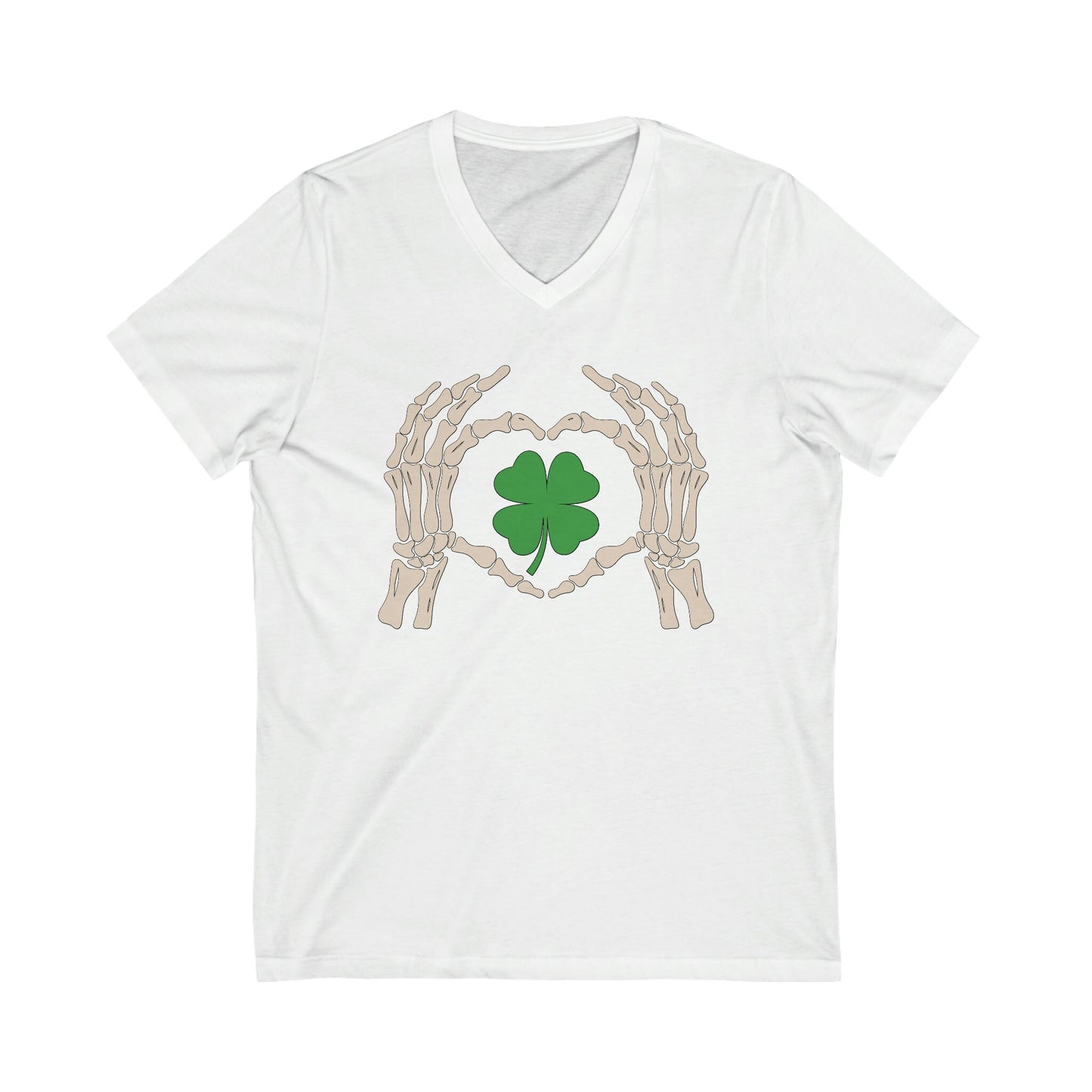 Skeleton Shamrock Shirt Funny St Patricks Day Tee Lucky Heart 4 Leaf Clover TShirt St Paddys Day Shirt for Women Cute Teacher Saint Patricks