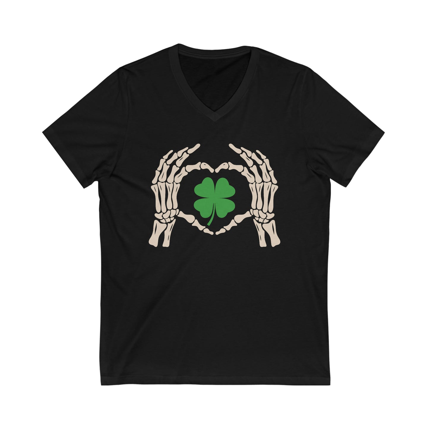 Skeleton Shamrock Shirt Funny St Patricks Day Tee Lucky Heart 4 Leaf Clover TShirt St Paddys Day Shirt for Women Cute Teacher Saint Patricks