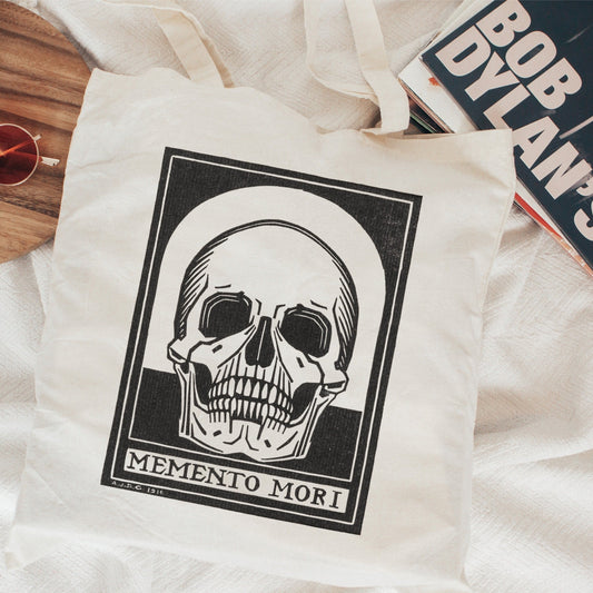 Skull Tote Bag Skull Gifts For Women Skull Gifts For Men Dark Academia Tote Skull Canvas Cotton Shoulder Bag Memento Mori Artsy Aesthetic