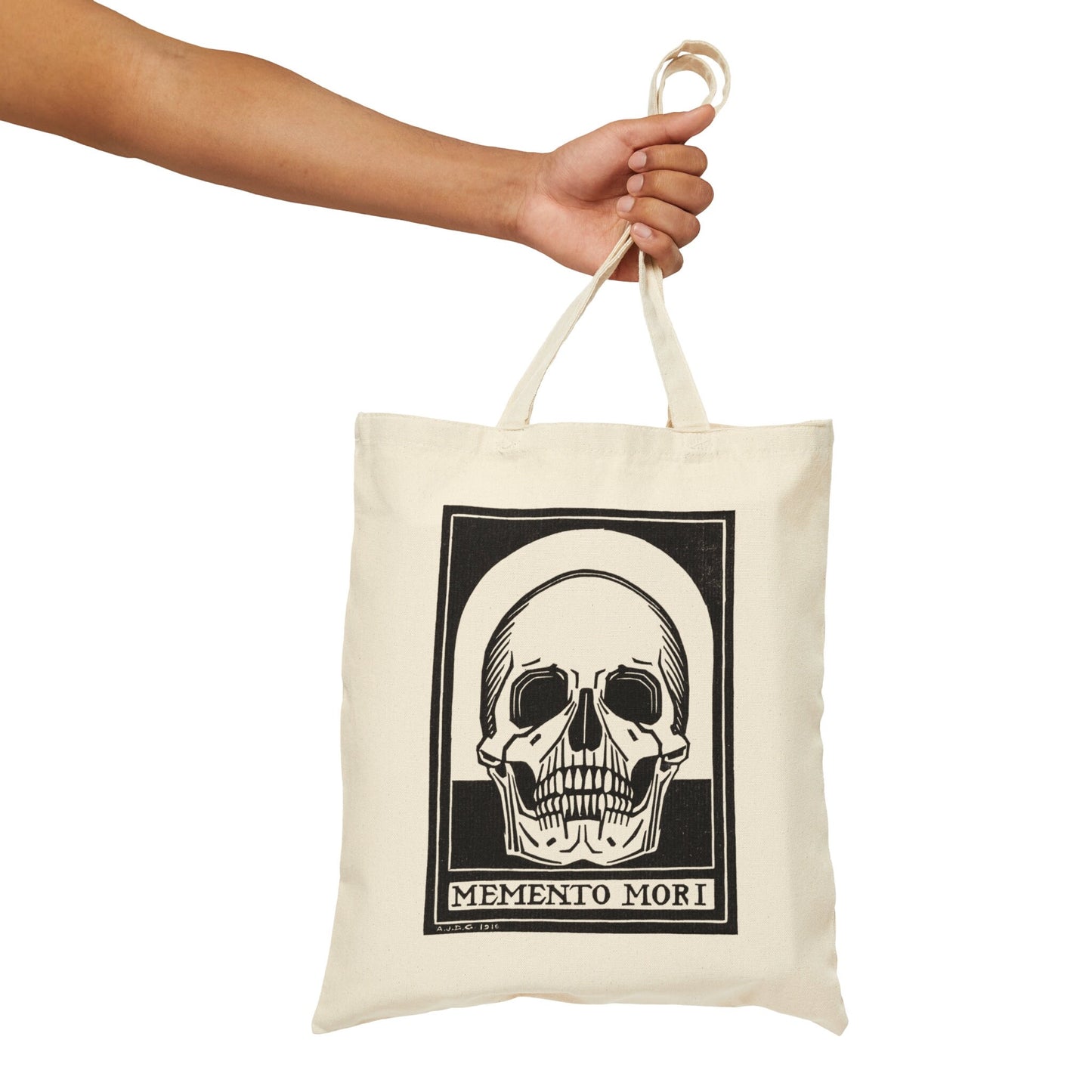 Skull Tote Bag Skull Gifts For Women Skull Gifts For Men Dark Academia Tote Skull Canvas Cotton Shoulder Bag Memento Mori Artsy Aesthetic