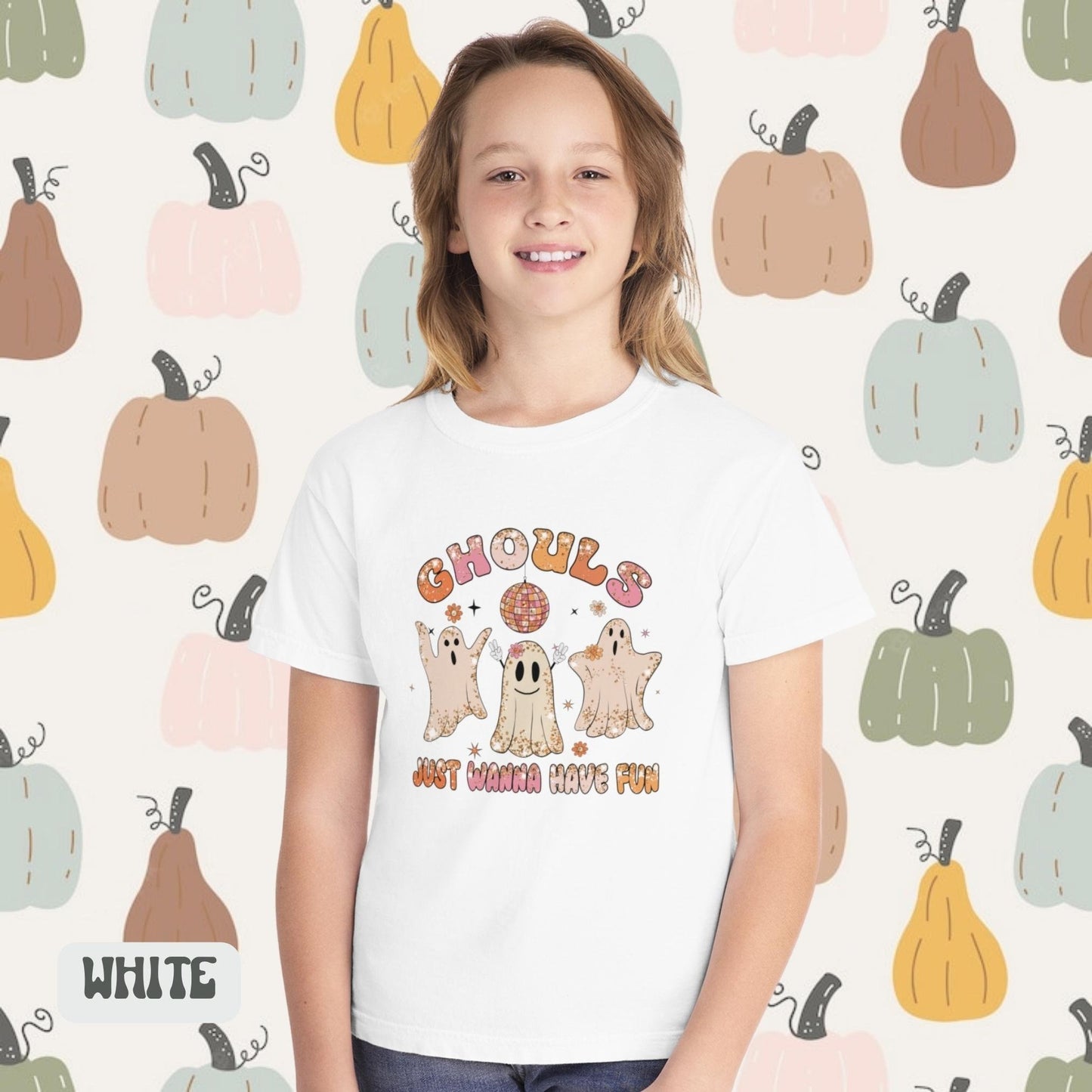 Retro Halloween Comfort Colors shirt, Ghouls Just Wanna Have Fun Shirt, Retro Halloween Shirt, Ghost Shirt, Ghouls Night Out Shirt