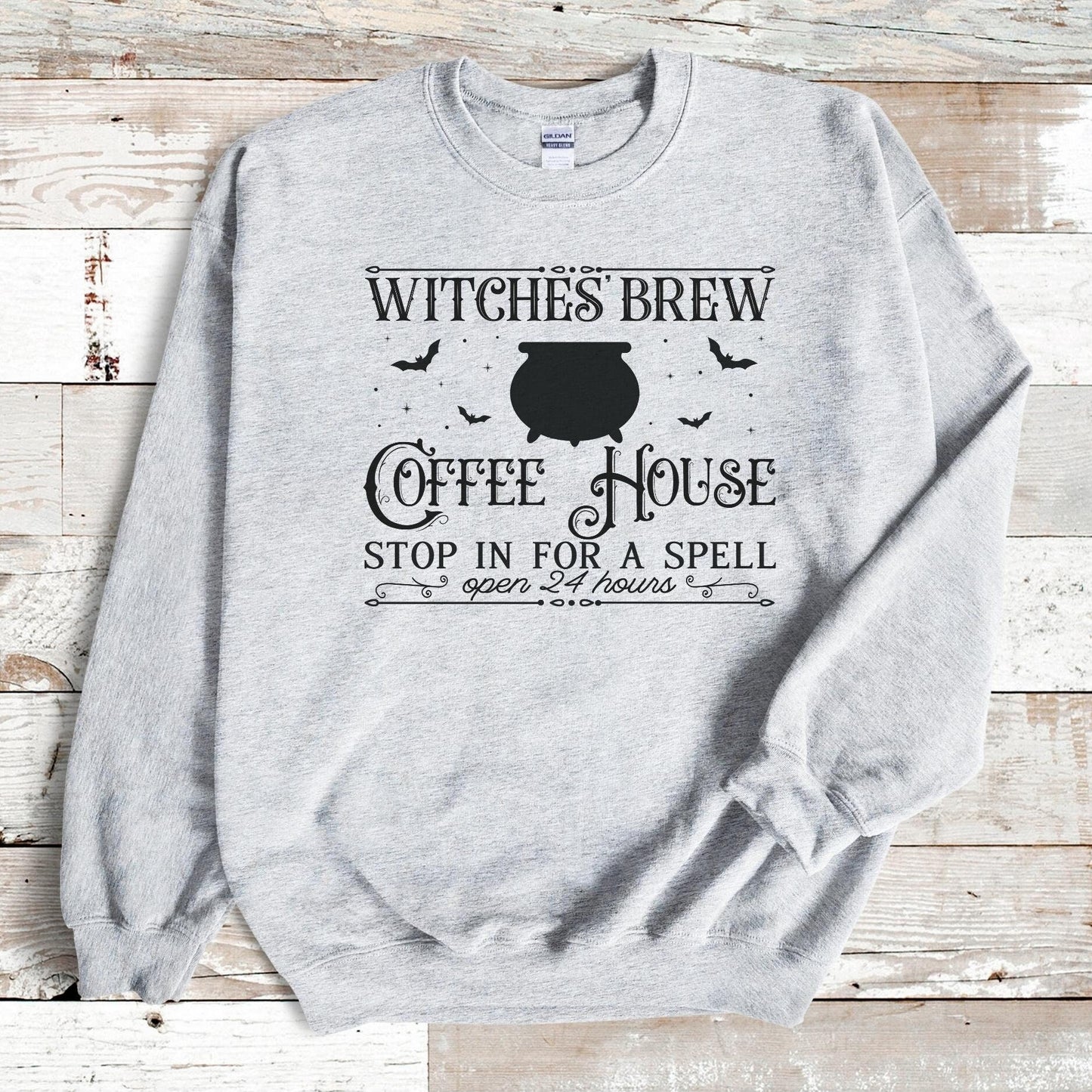 Witches Brew Sweatshirt, Halloween Shirt for Coffee Lovers, Witch Sweatshirt, Witchy Vibes,Halloween Coffee Gift,Spooky Season, Witchy Woman