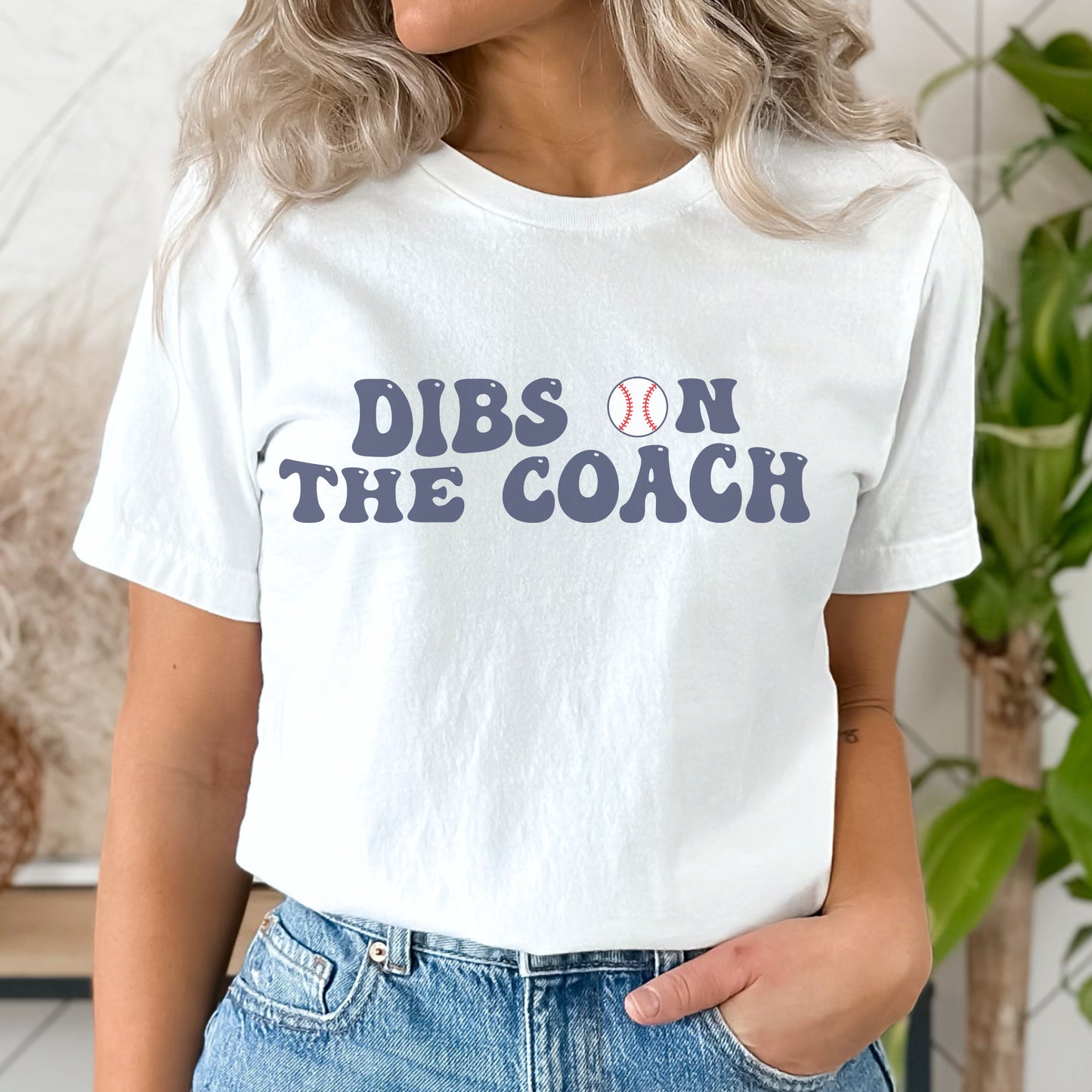 Dibs On The Coach Baseball Shirt Dibs on the Coach Shirt Coach's Wife Shirt Coaches Wife Life Funny Coaches Shirt Coach's Girlfriend T-shirt