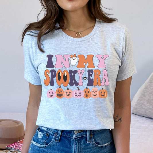 In My Spooky Era TShirt Spooky Season Shirt Cute Ghost Tee Retro Halloween Shirt Ghost Shirt Fall Pumpkin Shirt Cute Fall TShirt for Women