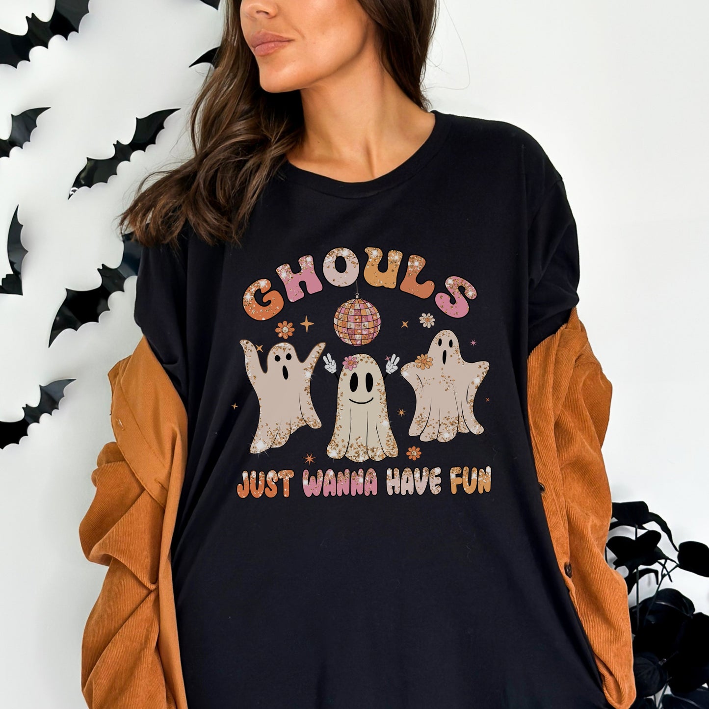 Retro Halloween Shirt, Ghouls Just Wanna Have Fun Shirt, Spooky Season Womens Tee, Ghost Shirt, Youth Halloween, Toddler Fall Shirt