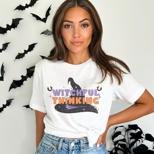 Witchful Thinking Shirt, Witchy Shirt, Funny Witch Halloween T-Shirt, Witchful Shirt, Witchy TShirt, Witchy Vibes Shirt, Witchy Woman Tee