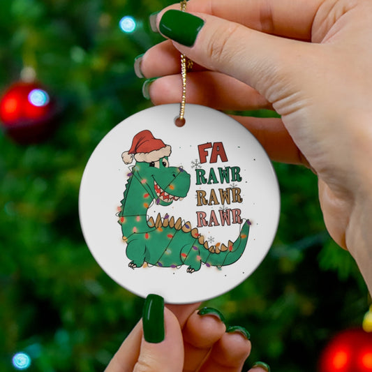 Dinosaur Ornament Dinosaur Christmas Ornament Funny Dino Ornament Fa Rawr Rawr Christmas Decoration Dinosaur Lover Gift Kids Christmas Dino