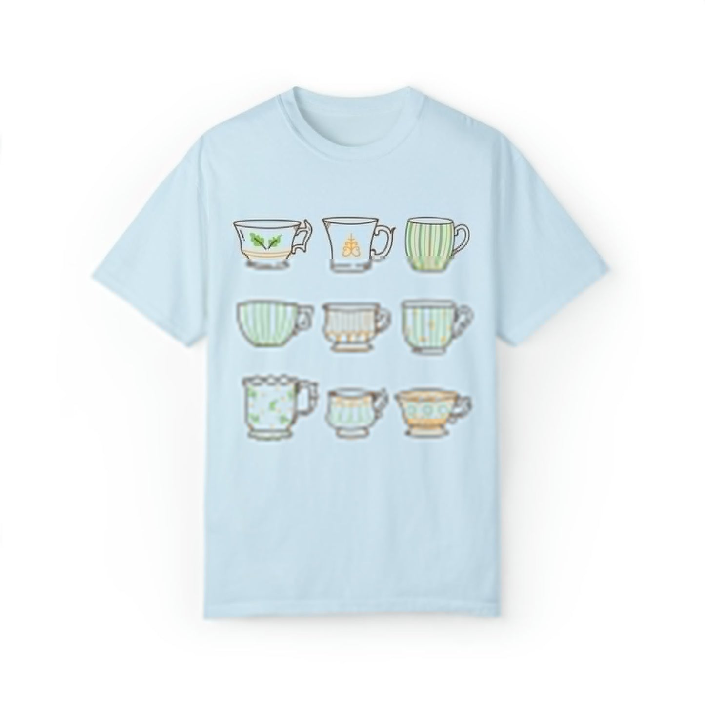 Tea Cup Shirt, Gift For Tea Lovers, Cottagecore Boho Tea Lover Gift, Aesthetic Tshirt, Vintage Teacup Tee, 70s style Shirts, Retro Tea Shirt