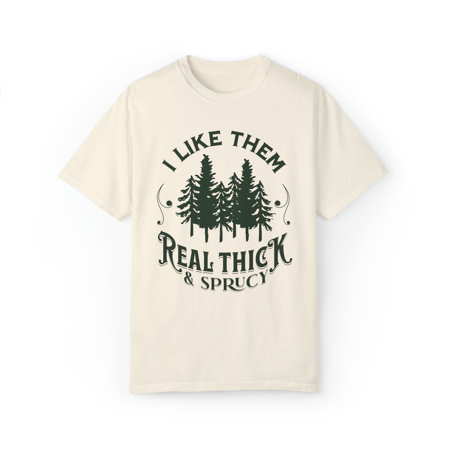 Real Thick And Spruce Shirt, Funny Christmas Shirt, Ugly Christmas Party Tee, Funny Christmas Shirt, Cute Christmas Shirt, Retro Christmas