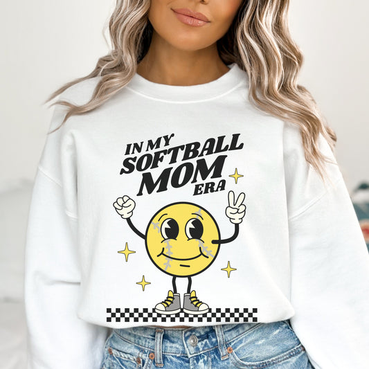 Softball Mom Era Sweatshirt, In My Era Softball Crewneck, Retro Softball Mom Sweatshirt, Game Day Sweatshirt, Game Day Sweatser, Mama Sweats