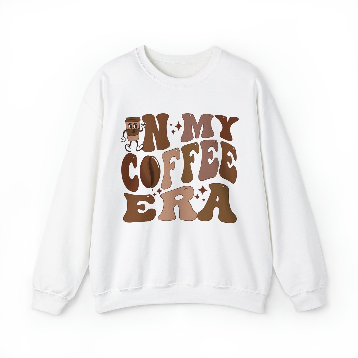 In My Coffee Era Sweatshirt In My Pumpkin Spice Era Sweater Fall Coffee Crewneck Coffee Lover Gift Cute Retro Fall Coffee Sweatshirt