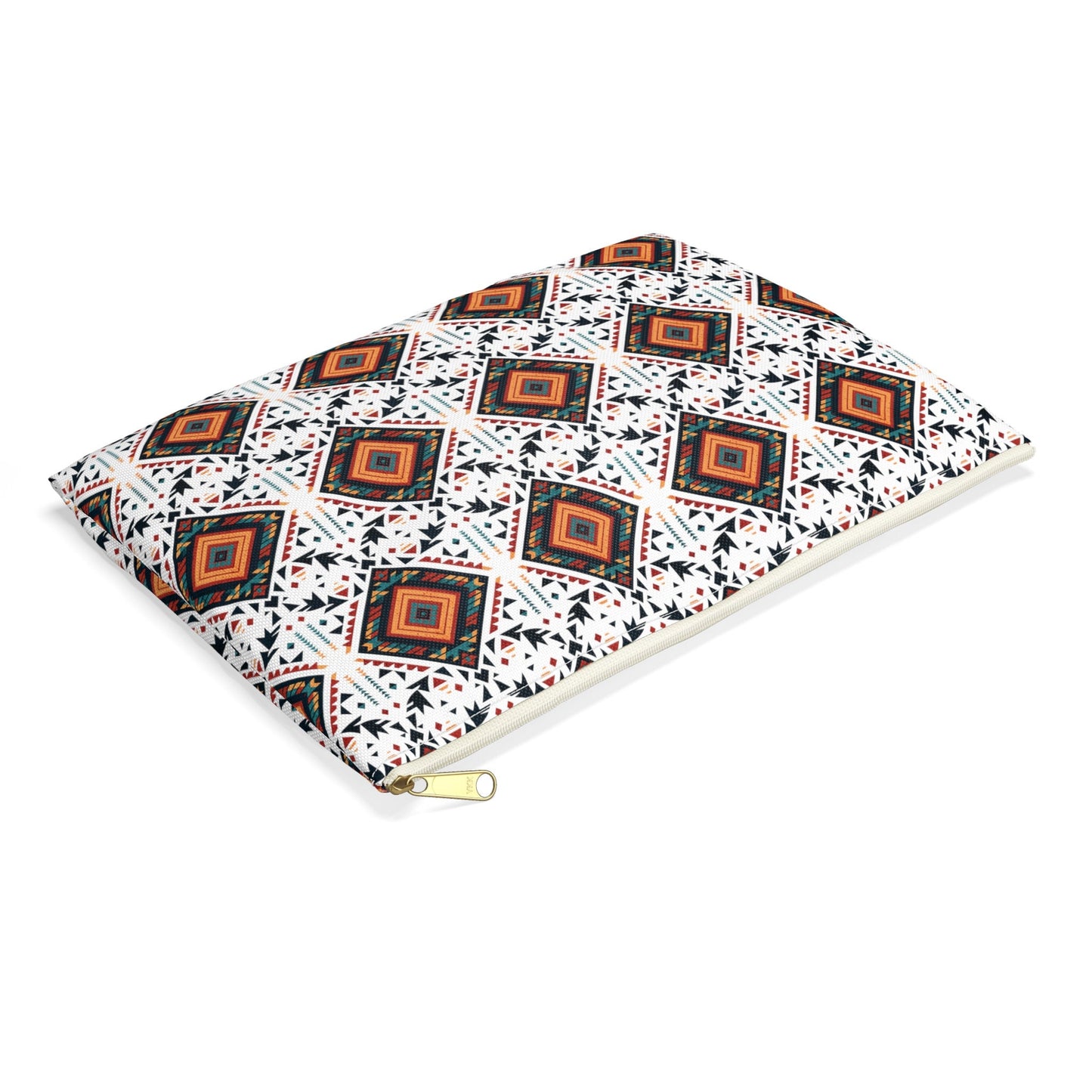 Boho Makeup Bag Aztec Western Accessory Pouch Makeup Case Western Zipper Pouch Bag Diabetic Supply Bag Aztec Cosmetic Bag Western Print Bag