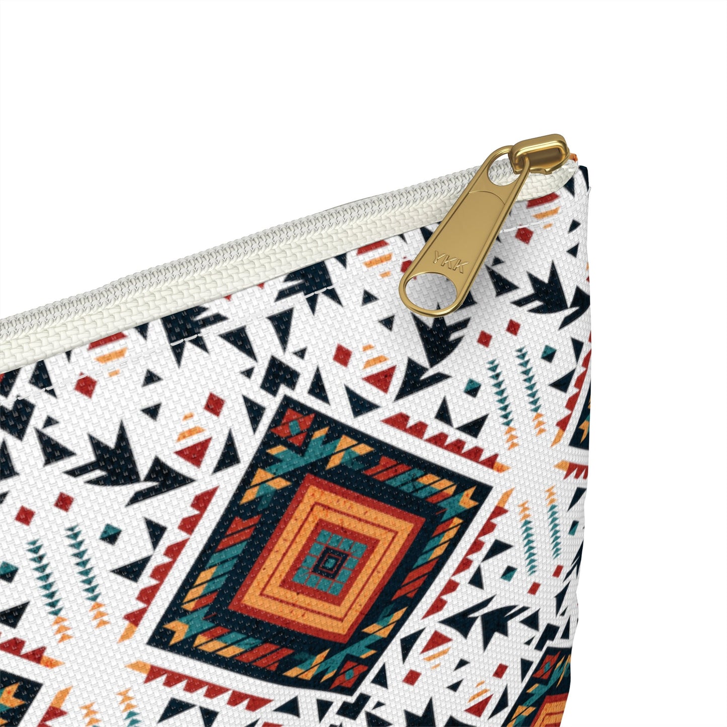 Boho Makeup Bag Aztec Western Accessory Pouch Makeup Case Western Zipper Pouch Bag Diabetic Supply Bag Aztec Cosmetic Bag Western Print Bag