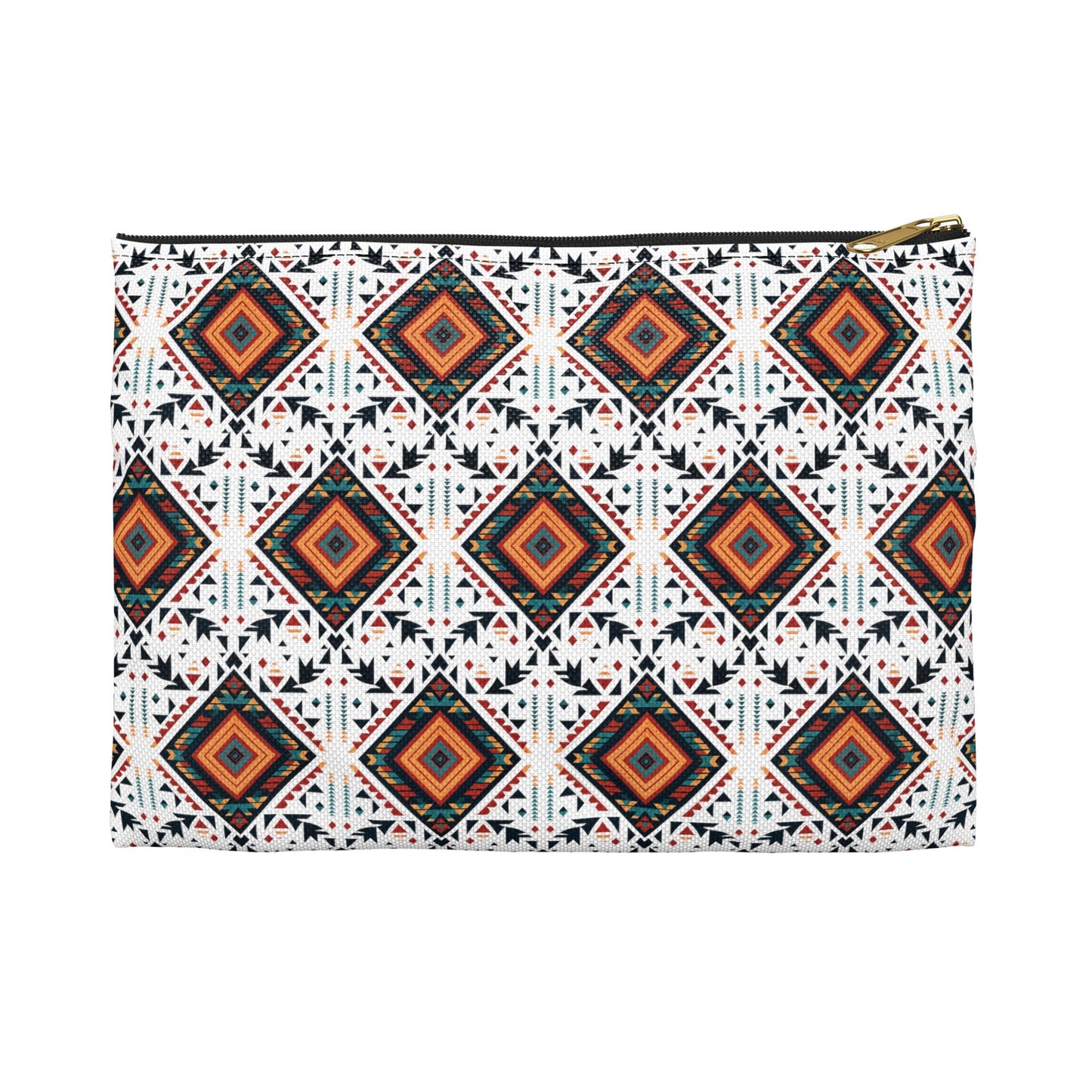 Boho Makeup Bag Aztec Western Accessory Pouch Makeup Case Western Zipper Pouch Bag Diabetic Supply Bag Aztec Cosmetic Bag Western Print Bag