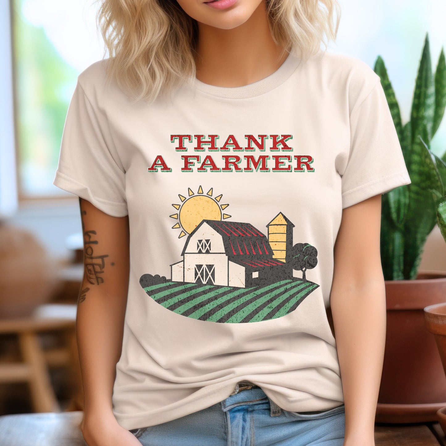 Thank A Farmer Shirt Farmer Wife TShirts Support Local Farmers Tee Eat Local Shirt Agriculture TShirt Farmer Tees Dibs on the Farmer T-Shirt