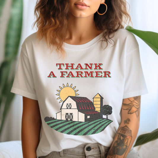 Thank A Farmer Shirt Farmer Wife TShirts Support Local Farmers Tee Eat Local Shirt Agriculture TShirt Farmer Tees Dibs on the Farmer T-Shirt