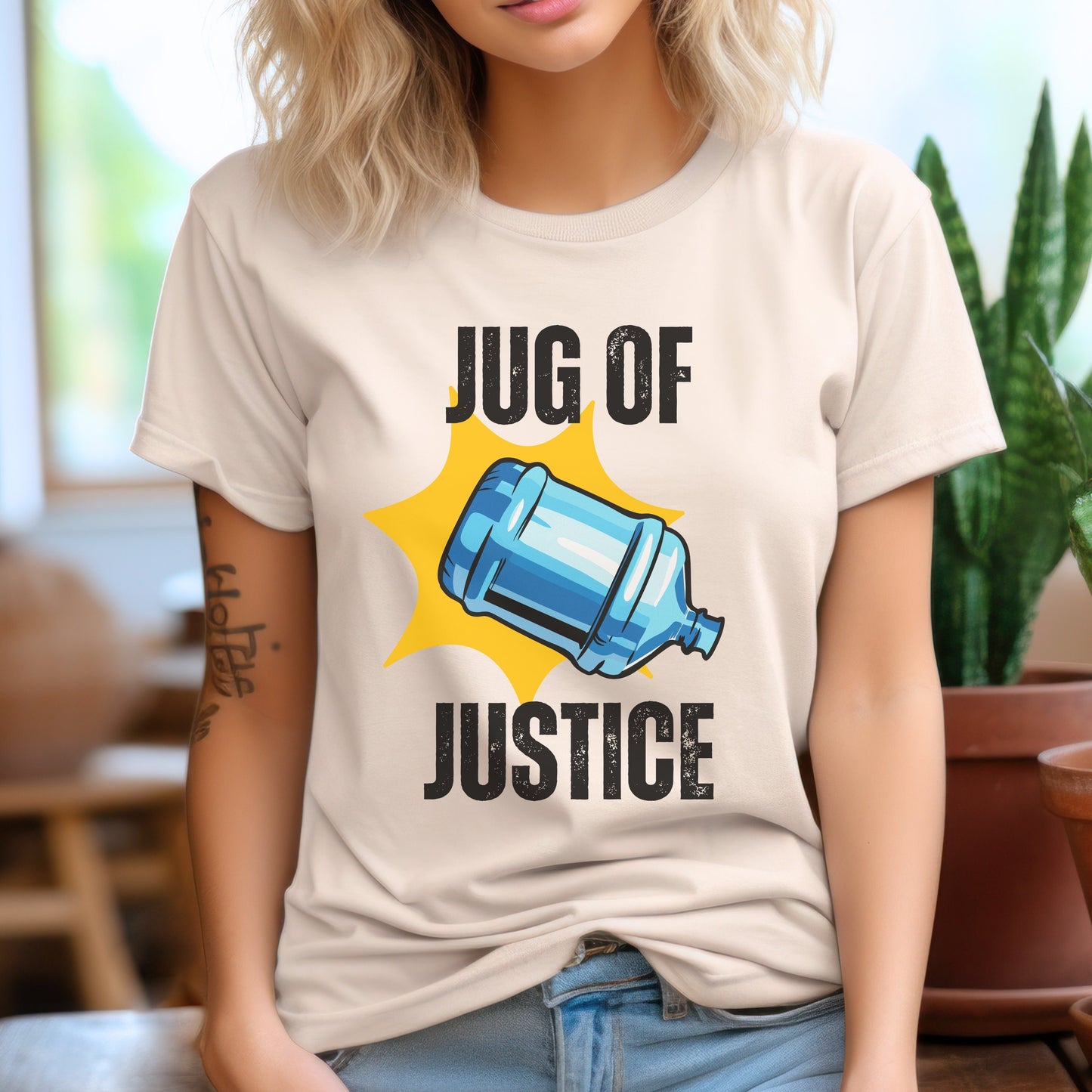 Jug of Justice Shirt Protest TShirt Freedom Bonk of Justice Shirt Bonk the Police Tee Fight Fascism Shirt Bonk of Freedom T-Shirt Equality