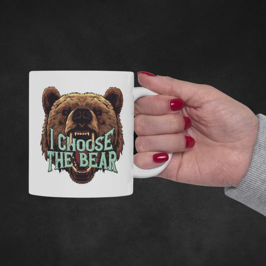 I Choose The Bear Mug, Funny Feminist Coffee Mug, 4B Movement Mug, Womens Rights Mug, Bear Coffee Cup, Smash The Patriarchy Ceramic Mug11oz