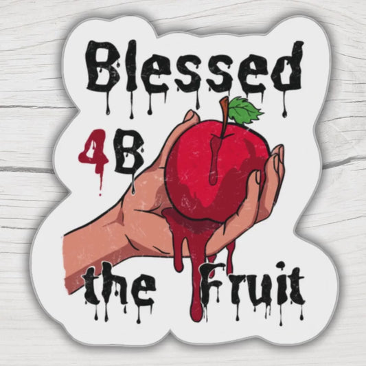 Blessed 4B The Fruit Sticker 4B Movement Sticker Feminist Kiss-Cut Stickers Trending Stickers