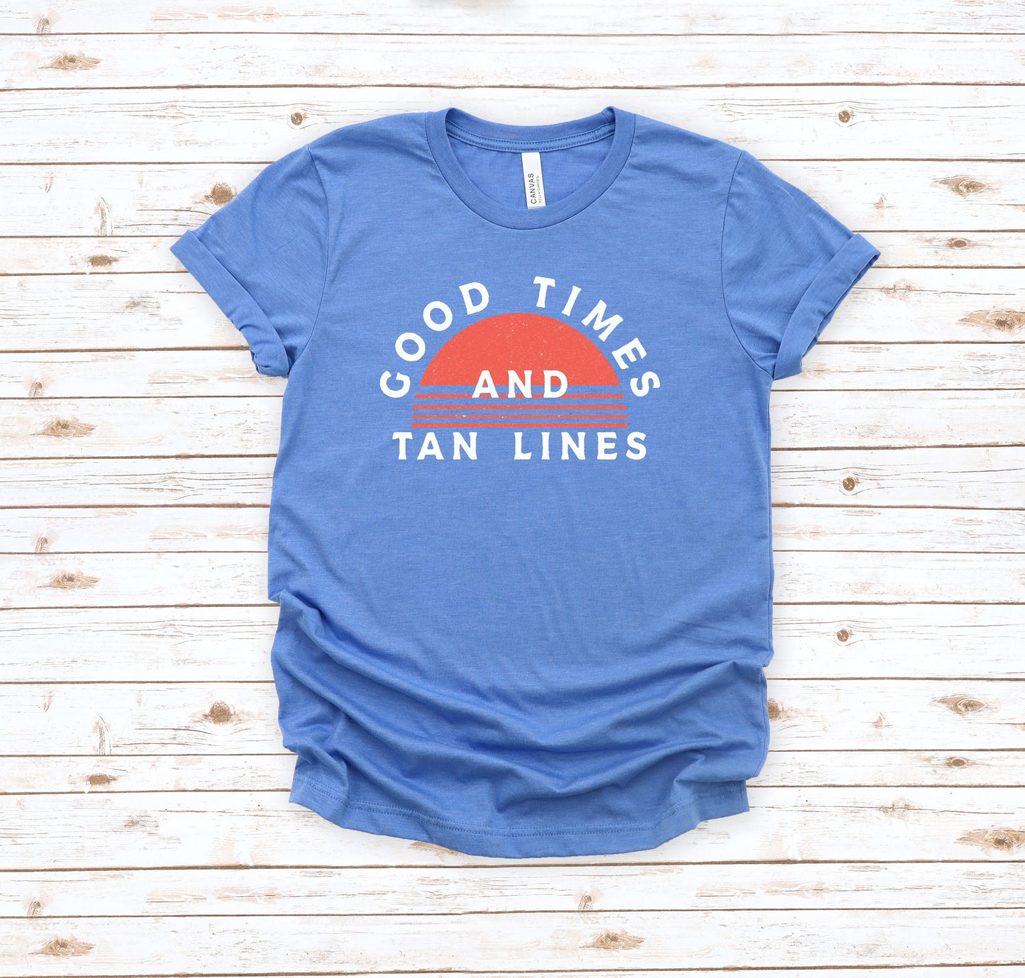 Good Times And Tan Lines Shirt, Tan Tipsy Summer Tee, Good Vibes, Suntan, Beach, Fun In The Sun T Shirt, Cute Beach shirt, lake days T-shirt