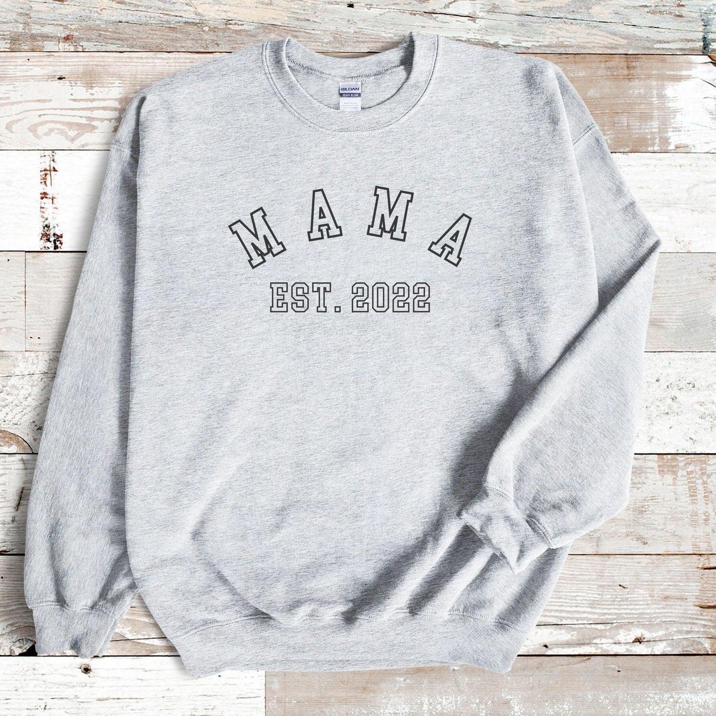 Custom Mama Est 2024 Sweatshirt, Personalized Mama Sweatshirt, Mothers Day, Custom Date Mama Shirt, Cute Pregnancy Announcement Shirt
