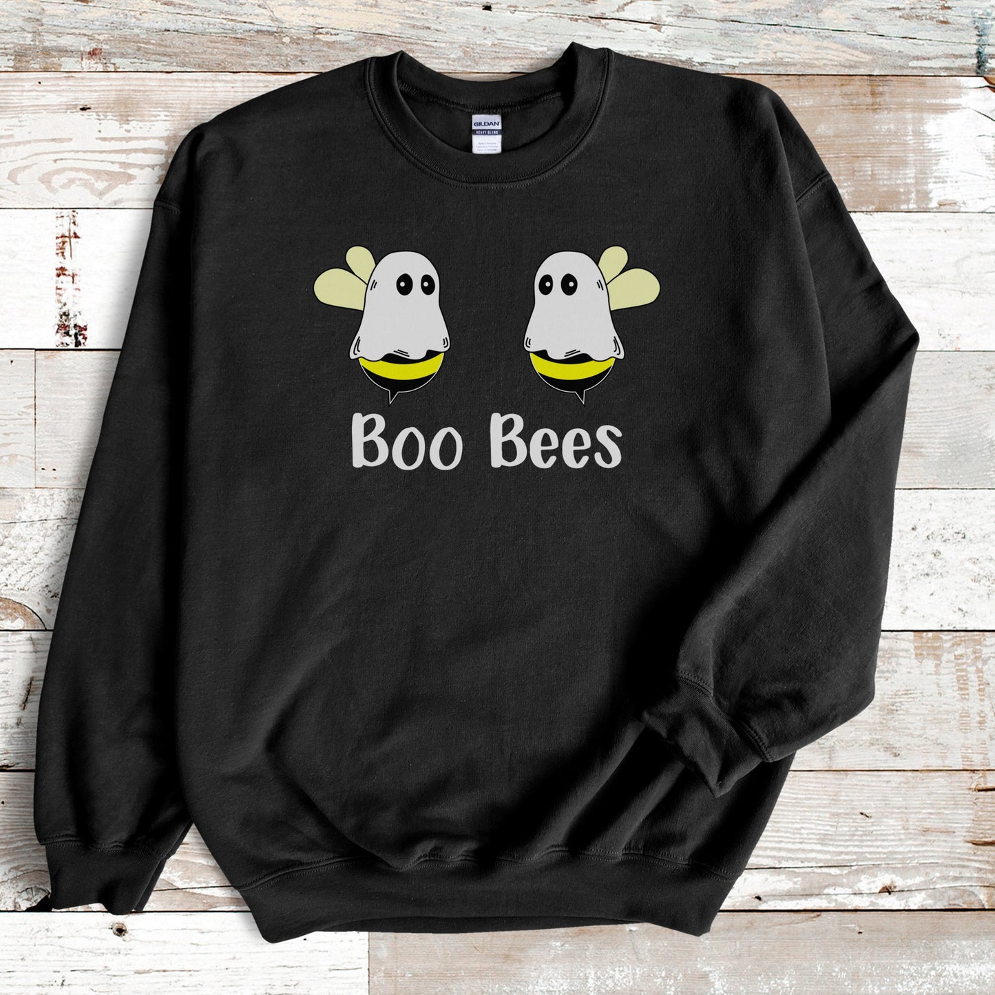 Boo Bees Funny Ghost Halloween Sweatshirt, Funny Ghost Shirt, Spooky Season Sweater, Boo Crew Shirt, Women's Halloween Sweatshirt, Bee Shirt