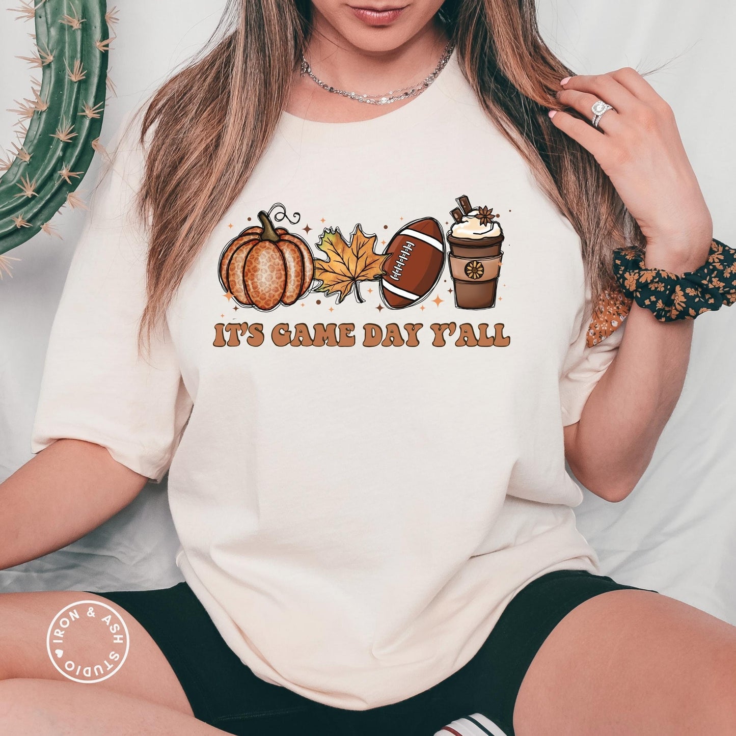 Retro Game Day Football Shirt Game Day Vibes Friday Night Lights Tee Womens Football Tailgate Clothes Tailgate Party Fall Crewneck Tshirt