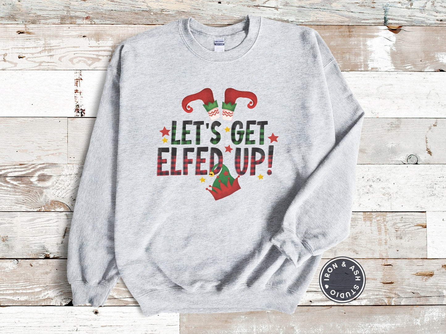 Elf Christmas Shirt, Funny Christmas Sweatshirt, Funny Christmas Sweater, Ugly Christmas Sweater, Xmas Sweatshirt,Christmas Drinking Sweater