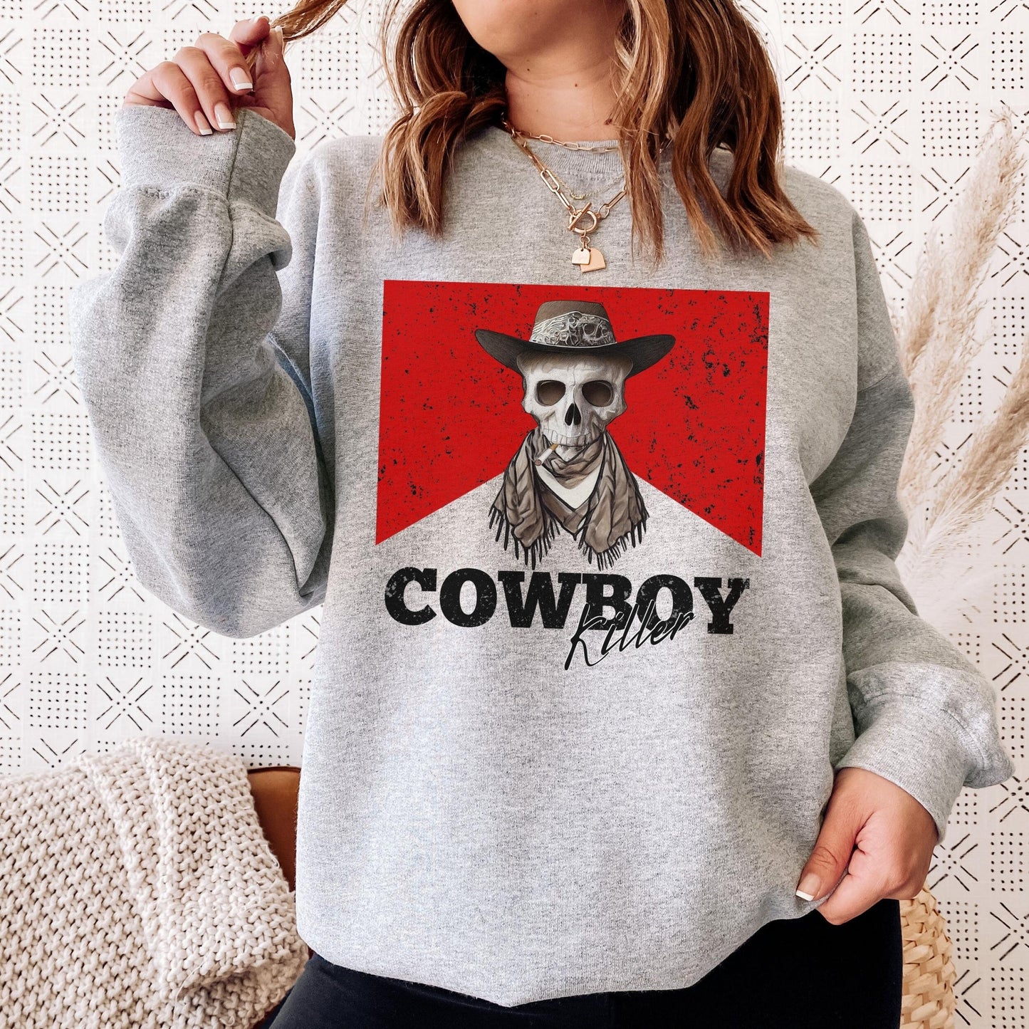 Cowboy Killer Sweatshirt, Western Crewneck, Trendy Clothes, Country Girl, Howdy Sweatshirt, Western Graphic Tee, Country Music Sweatshirt